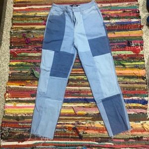 multi-colored Hollister jeans